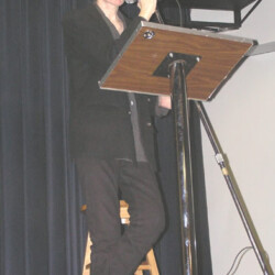 Jim Carroll at U Florida Gainesville 22 March 2005 - Photos by Ricklene Wren