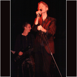 Jim Carroll and Band at the Bottom Line NYC 11/12/1998 - (#4 of 5)
Photo by Gail Ames