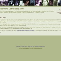 CatholicBoy.com 28 March 2009 Screengrab: CatholicBoy.com 28 March 2009