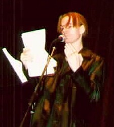 Jim Carroll reading at Cornell University Ithaca, NY, 3 March 1997
Photo by Cassie Carter