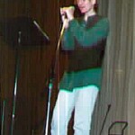 Jim Carroll at Bowling Green State University
20 February 1996 (2 of 4)- Photo by Cassie Carter