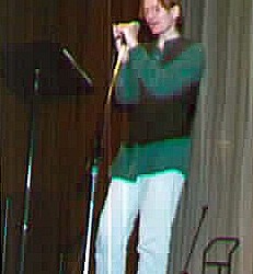 Jim Carroll at Bowling Green State University
20 February 1996 (2 of 4)- Photo by Cassie Carter