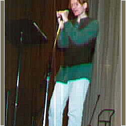 Jim Carroll at Bowling Green State University
20 February 1996 (2 of 4)- Photo by Cassie Carter
