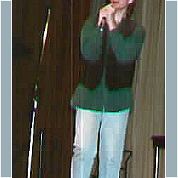 Jim Carroll at Bowling Green State University
20 February 1996 (3 of 4)- Photo by Cassie Carter