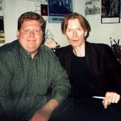 Jim Carroll with Chat Adkins at Little Brothers
Columbus, OH, 8 November 1997