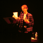 Jim Carroll at Massachusetts College of Art,
Boston, MA, 9 May 1998 - Photographs by Jaime Beebe