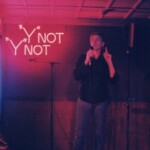 Jim Carroll at Y-Not II, Milwaukee, WI 5/7/1999 - Photo by Doug Krimmer