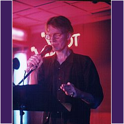 Jim Carroll at Y-Not II, Milwaukee, WI 5/7/1999 - Photo by Doug Krimmer
