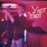 Jim Carroll at Y-Not II, Milwaukee, WI 5/7/1999 - Photo by Doug Krimmer
