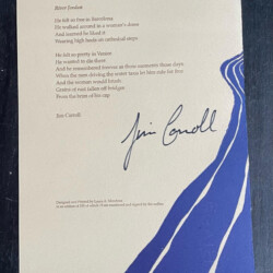 River Jordan Broadside - Unnumbered-Sharpie-signed - Dustin Getty River Jordan Broadside - Unnumbered-Sharpie-signed - Dustin Getty