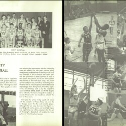 1966 Trinity School Yearbook - Varsity Basketball Overview