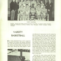 1966 Trinity School Yearbook - Varsity Basketball