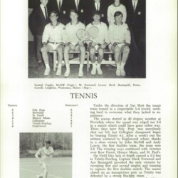 1967 Trinity School Yearbook - Tennis