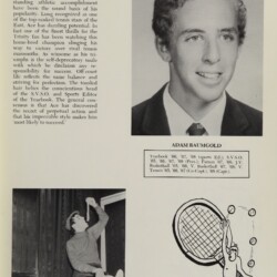 1968 Trinity School Yearbook - Adam Baumgold / Eggie Blaumgarten