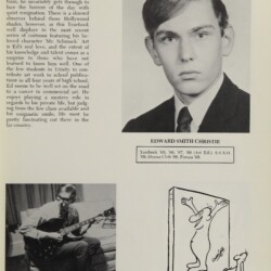 1968 Trinity School Yearbook - Edward Christie