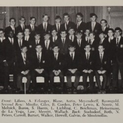 1968 Trinity School Yearbook - Varsity Club (Detail)